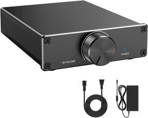 Power Amplifier 300W x 2 Home HiFi Stereo Class D Audio Amp, TPA3255, 2.0 Audio, 2 Channel Stereo Amplifier for Desktop Bookshelf Home Theater Passive Audio Stereo System, with DC 32V Power Adapter