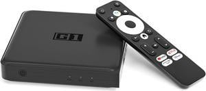 Android TV 11.0 TV Box, G1 Smart TV Box Compatible with Netflix Google, 4GB + 32GB Streaming Box, 4K 60fps HDR 10+, Google Assistant,Dolby Vision&Audio,AV1, Wi-Fi 6, BT 5.0 Amlogic S905X4