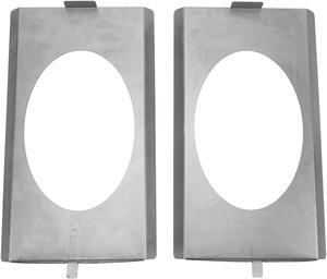 Leapiture 2pcs Left Right Behind Seat Speaker Brackets Replacement for Chevy C10 1973-1987 Squarebody Vehicle Modification 6x9 Inch Speakers