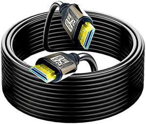 HDMI Cable 75FT 1.4 10.2Gbps, Bright Aluminum Plating Shell, High Speed HDMI Cables 2K60 1080P eARC HDR HDCP 2.2 2.3 Compatible with Apple TV 2K Roku Sony LG Samsung Xbox Series X RTX 3080 PS4 PS5
