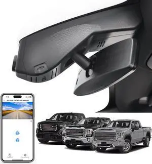 Mangoal 4K Dash Cam fit GMC Sierra 1500 2019-2021, 1500 Limited 2022, 2500 HD/3500 HD 2020-2023(Model A), Model A & Model B Have Same Models Years but Vehicle Sensor Cover are Different
