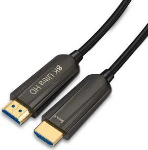 Mayfan 8K Fiber Optic HDMI Cable, High Speed HDMI 2.1 Cable Support with 4K@60Hz Dynamic HDR 10,eARC,HDCP2.2,-100ft