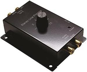 Stereo Line Level Amplifier Adjustable 0~15dB Gain; Product Range:-; Plug Type:-