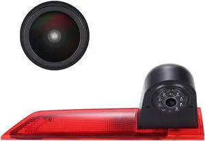 Super HD 1280x720 Pixels 1000 TV Lines 3rd Brake Light Reversing Camera Brake lamp Parking Camera for Ford Transit Custom 2012-2016 Third Van MPV Vehicle Camera Waterproof Night Vision