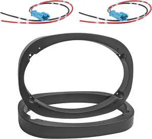 NuIth Speaker Wiring Harness Connector Adapter Replacement for BMW X1-X7, i3/i4/i8, iX3, Z4/Z8/Z3 + 6X9 Universal Plastic Vehicle Speaker Spacer Ring Adapter