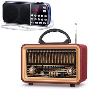 PRUNUS J189 Bluetooth AM FM RadioPRUNUS J170 Portable Shortwave Retro Radio