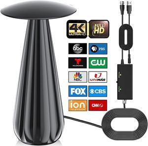 TV Antenna for Smart TV Indoor-Pro TV Antenna with 880+Miles Range,Indoor Outdoor TV Antenna Support 4K 8K 1080p Fire Stick-Digital Antenna for Smart TV Receive All Local Channels-30ft Coaxial Cable