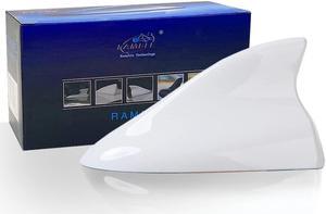 Car Antenna Shark for Honda Fit, Jade, Vezel, Jazz Crosstour, CRV, XRV, Pilot (White)
