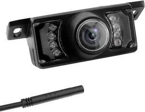 Backup License Plate HD Camera Night Vision Rear View 8 IR LED Waterproof Compatible with Pioneer Car Radio AVH-120BT AVH-210EX AVH-2550NEX AVH-X490BS DMH-WT8600NEX DMH-100BT DMH-160BT