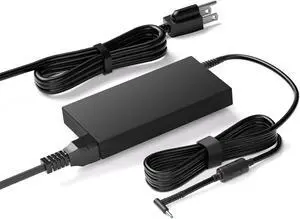 VHBW Replacement for HP 120W Power Adapter Compatible with HP USB-C Dock G5 USB-C/A Universal Dock G2 5TW13AA Envy 15 17 series Omen 15-5000 5100 5200 710415-001 L41856-001 120W AC Adapter