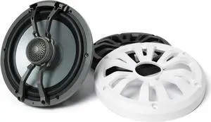 SoundExtreme by ECOXGEAR 6.5-inch Passive Coaxial 2-Way Speakers 400 Watts Marine-Grade LEDCast Powersports Waterproof with Multi-Color LED Lighting (Set of 2)
