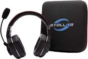 Stellar Electronic Pluto+Duo Bundle - 60+Hrs Talk Time, 99% Noise Cancellation - Best Bluetooth Headset for Truckers and Drivers