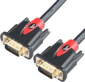 Tainston VGA to VGA Cable HD15 Monitor Cable with Ferrites Male to Male-100 Feet