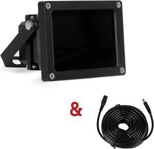 Tendelux BI8 IR Illuminator and 30ft Power Extension Cable