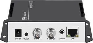URayCoder HEVC H.265 H.264 SD HD 3G SDI to IP Encoder IPTV HD Video Audio Live Streaming Encoder HD-SDI Transmitter with HTTP, RTSP, UDP, SRT, HLS, RTMP, Multicast, Unitcast