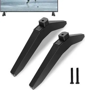 TV Legs for LG 43in TV UJ LJ Series, Compatible with LG TV Stand Replacement Base 43UJ6300 43UJ6300PUA 43UJ630T 43UJ635T 43LJ5500 43LJ550M 43LJ5550 43LJ5500UA with Screws