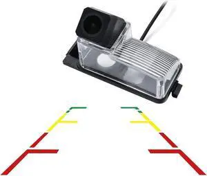 Vlicevrn HD Full Vehicle Car Rear View Camera Dynamic Trajectory Tracks Line Night Vision Backup Parking Camera for Nissan Versa Tiida Livina Pulsar Latio Fairlady Z 350Z 370Z GT-R (R35) Leaf
