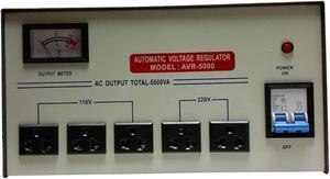WGC 5000 Watt Step Up/Down Voltage Converter Transformer AVR-5000, 5 Year Warranty, Fuse Protection and Automatic Voltage Regulator - Two Way Transformer - 110 to 220 V or 220 to 110 V (5000 WATTS)