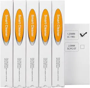 fyboptwu - 5 pcs Fiber Optic Cleaner Fiber Optic Tools Cleaing Pen for LC/MU 1.25mm Connector Over 800 Cleans Fiber End Face Cleans & Optical Connector Cleans fyboptwu - 5 pcs Fiber Optic Cleaner Fiber Optic Tools Cleaing Pen for LC/MU 1.25mm Connector Over 800 Cleans Fiber End Face Cleans & Optical Connector Cleans