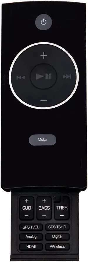 Allimity VHT210 VHT215 Replaced Remote Control fit for Vizio Soundbar Sound Bar System VHT210 VHT215