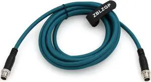 ZBLZGP Industrial Grade M12 8 Pin X-Code Cable with IP67 Protection, Engineered for Demanding Oil and Gas Exploration, Refining and Pipeline Monitoring Applications 8M