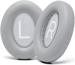 WC Wicked Cushions Upgraded Replacement Ear Pads for Bose 700 Noise Cancelling Headphones (NC700) - Softer PU Leather, Luxurious Memory Foam, Added Thickness, Extra Durable Ear Cushions | (Silver)