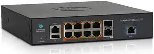 Cambium Networks cnMatrix EX2010-P, Intelligent Ethernet PoE Switch, 8 1G and 2 SFP Fiber Ports (MX-EX2010PxA-U)