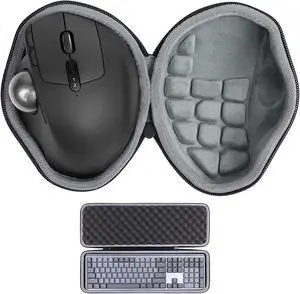 Hard Case for Logitech MX Ergo Mouse + Mechanical Keyboard