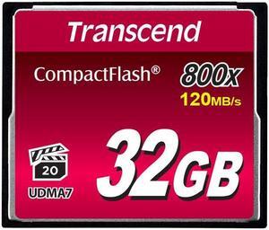 Transcend 32GB CompactFlash Memory Card 800x (TS32GCF800)