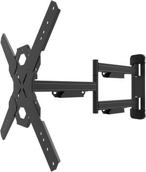 Kanto PS400SG Stainless Steel Outdoor Full Motion TV Mount for 30" to 70" TVs Up to 88 lb | Stainless Steel Arms | Integrated Cable Management | Low Profile | 27.6" Extension | Black