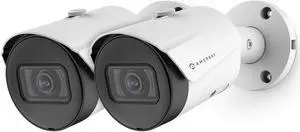 Amcrest 2-Pack UltraHD 5MP Outdoor POE Camera 2592 x 1944p Bullet IP Security Camera, Outdoor IP67 Waterproof, 103° FOV, 2.8mm Lens, 98.4ft Night Vision, 5-Megapixel, IP5M-B1186EW-28MM (White)