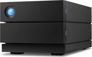 LaCie 2big RAID 16TB External Hard Drive Desktop HDD - USB-C, 7200 RPM Enterprise Class Drives, for Mac and PC Desktop, Rescue Services (STHJ16000800)
