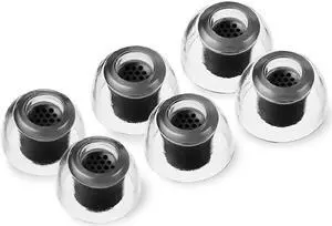 AZLA SednaEarfit XELASTEC 2 (S/MS/M) - Earbud Tips for Wireless Headphones - Noise Canceling Earbuds Replacement Tips - Eartips Compatible with Sony, Samsung, Beats, JLab, Skullcandy, Sennheiser