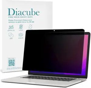 Diacube Magnetic Privacy Screen Protector for MacBook Pro 13.3 Inch (2017-2022 M1, M2), Removable Anti Glare Anti Blue Light Anti Spy Screen Filter