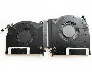 Fleshy Leaf Replacement CPU+GPU Cooling Fan for Dell Alienware M15 R2 (GTX1660TI) 2019H N18E P87F Gaming Laptop DFS2001051R0T DFS5M325063B1P FLHS FLHR DC5V