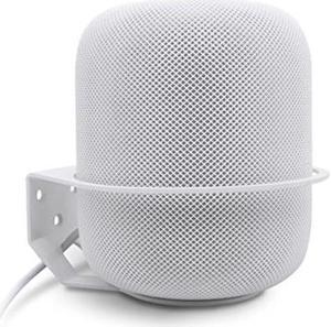 ALLICAVER Wall Mount Compatible Apple HomePod, Speaker Mount for Homepod 2, Sturdy Metal Made Mount Stand Holder Compatible Apple HomePod, White