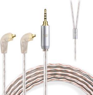 okcsc ER4SR to 2.5MM Upgraded Replacement Cable for Etymotic Earphones Cable 4 Core for Etymotic ER4SR ER4XR ER3XR ER3SE ER2XR ER2SE LN008099 3.94FT