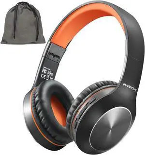 Rydohi Bluetooth Headphones Over Ear, 68H Playtime and 3 EQ Music Modes Wireless Headphones with Microphone/Deep Bass, HiFi Stereo Foldable Lightweight Headset for PC Home Travel Office