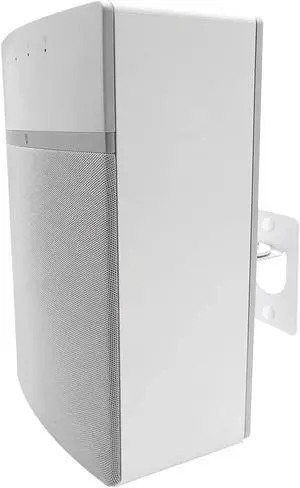 Sound Bass Wall Mount for Bose SoundTouch 10 Speaker, White, 2.5mm Steel, Swivel +40 to -40, Tilt +3 Up, -35 Down