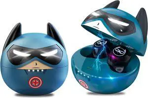 Togetface Kids Wireless Earbuds, Noise Reduction Earbuds for Kids Bluetooth 5.0 Waterproof in-Ear Headphones with Mic and Charging Case, Deep Bass Touch Control 36H Playtime Headset for School