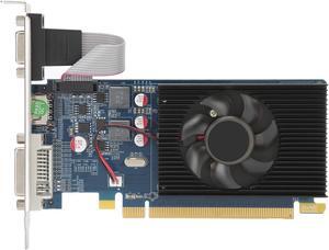 PC Graphics Card, HD6450 2G 64bit DDR3 Graphics Card with PCI Express 3.0 Slot, for Office Desktop Computer