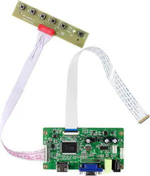VSDISPLAY VGA LCD Controller Board Work for 17.3 Inch 1600x900 30 Pin EDP LP173WD1-TPE1 NT173WDM-N11 B173RTN01 B173RTN02 N173FGE-E13 LCD Screen Display