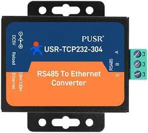 YAKZALAX 1-Port Serial RS485 to Ethernet Converters Module RS485 to TCP/IP Modbus Gateway Built-in Webpage DHCP/DNS Supported USR-TCP232-304 YAKZALAX 1-Port Serial RS485 to Ethernet Converters Module RS485 to TCP/IP Modbus Gateway Built-in Webpage DHCP/DNS Supported USR-TCP232-304