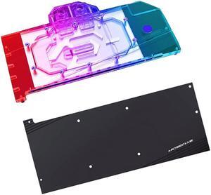 Copper GPU Water Cooling Block GPU Waterblock Graphics Card Water Cooling Block with Backplate for PowerColor AMD Radeon RX7900XT 20GB Hellhound