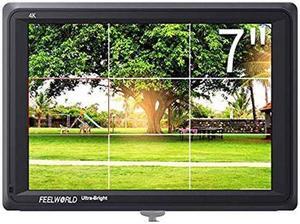 FEELWORLD FW279 7 Inch Ultra Bright 2200nit Daylight Viewable Full HD 1920x1200 IPS Panel DSLR On Camera Field Monitor 4K HDMI Input/Output Video Assist Peaking Focus
