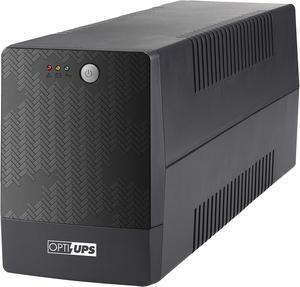OPTI-UPS TS2000E 2000va / 1200 Watts (USA 120 Volts) 3 Year Warranty Line Interactive UPS Battery Backup & Surge Protector Uninterruptible Power Supply (Black) **Requires 20-AMP NEMA 5-20 Wall Outlet