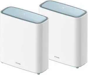 D-Link Eagle Pro AI AX3200 Mesh WiFi 6 System- 2 Pack- 8-Streams, 802.11ax Router, Dual Band, OFDMA, MU-MIMO, Voice Control with Google Assistant and  Alexa, (M32/2)