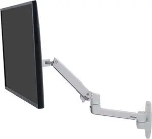 Ergotron - LX Single Monitor Arm, VESA Wall Mount - for Monitors Up to 34 Inches, 7 to 25 lbs - White