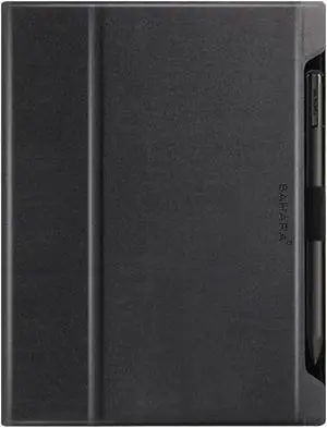 SaharaCase Bi-Fold Folio Case for Remarkable 2 (2023) [Shockproof Bumper] Rugged Protection Antislip Foldable Kickstand - Black