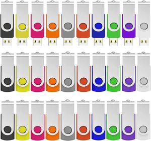 8GB USB Flash Drive 100 Pack, ABLAZE USB 2.0 Flash Drives Bulk Thumb Drives Bulk 8GB USB Sticks Memory Stick Pendrives Jump Drives